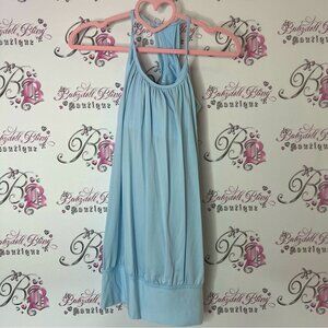lululemon athletica tank top open air attached bra Sky Blue vintage style top